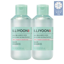 Illyun Illiyoon Gentle Deep Lip & Eye Remover 140ml 2 Pack / 일리윤 젠틀 딥 립앤아이리무버 140ml 2입