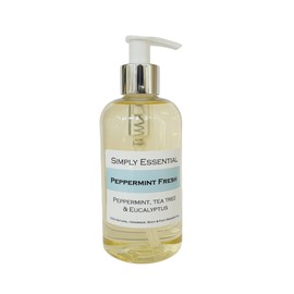 Simply Essential Peppermint Fresh Massage & Foot Oil with Peppermint, Tea Tree & Eucalyptus - Refreshing & Uplifting 250ml