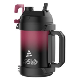 Arslo Sports Water Jug - Gallon Water Bottle - Large Insulated Stainless Steel Bottle for Gym, Workouts, Basketball, Football, Soccer - Keep Water Cold for Up To 24 Hours - 108OzNEW