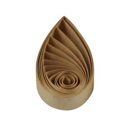 ODETOJOY Quilling Paper Strips 3mm Paper Quilling Set 120pcs Quilling Strips 1/8inch Single Color Star Origami Paper DIY Hand Crafts (Kraft Brown)