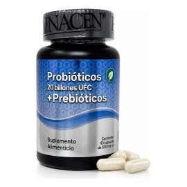 Probióticos + Prebióticos 20 Billones UFC | 90 Cápsulas de Alta Potencia para Bienestar Digestivo