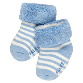 FALKE Striped Newborn Socks B So, Unisex Baby Socks - Casual Blue (Crystal Blue 6290)