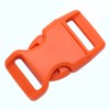 15 Pack Curved Side Quick Release Plastic Buckles for Paracord