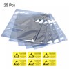 sourcing map Anti Static Bags Shielding Bag 25pcs 6x8inch(15x20cm) Open