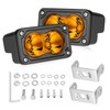 Amber LED Pods, AKD Part 3 Inch CREE LED Fog