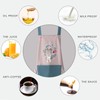 DILLMAN Women Kitchen Apron with Hand Wiping, Large Pocket, Hand