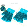 ProsourceFit Grippy Yoga Gloves, Hand Grips with Firm Fingerless Design,