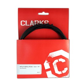 Clarks Unisex Adult Bike Gear Cable Kit. Galvanised Universal Gear Cable Kit. Inners, Outers and Accessories. MTB/Hybrid/Road - Black, One Size