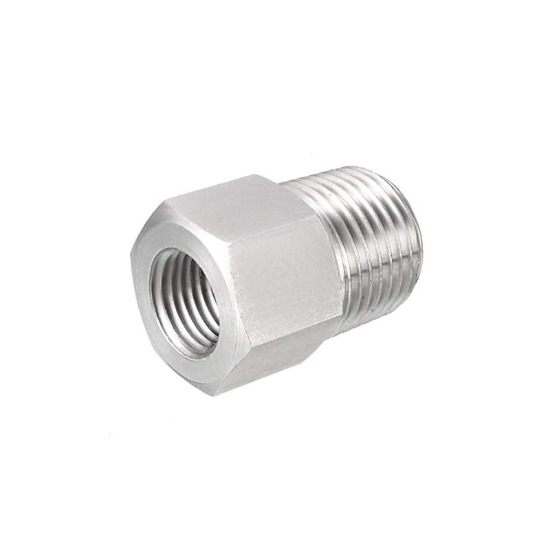 sourcing map Reducing Pipe Connection Adapter 1/2 NPT Male to