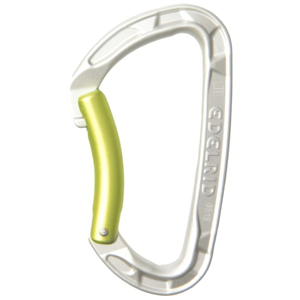 EDELRID Unisexe - Adulte Pure Bent Carabiner, Silver, One Size