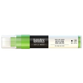 Liquitex Professional Paint Marker with 8-15 mm Wide Nib - Vivid Lime Green