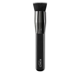 KIKO MILANO - Face 05 Round Foundation Brush Flat-topped brush with synthetic fibers for applying liquid or mousse products