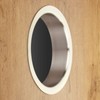 SOTECH Waste Insert Ring Stainless Steel Finely Brushed Diameter 180
