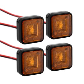 INJORA Side Marker Lights Warning Lights 10 x 10 mm for RC Cars