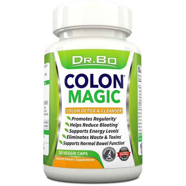 Colon Cleanse Detox Formula - Natural Bowel Cleanser Pills for