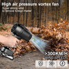Fostex Cordless Leaf Blower, Handheld Turbo Air Blower with 2