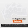 GZZTORES 5 PCS Door Hinge Protection Kit, Compatible with Wrangler