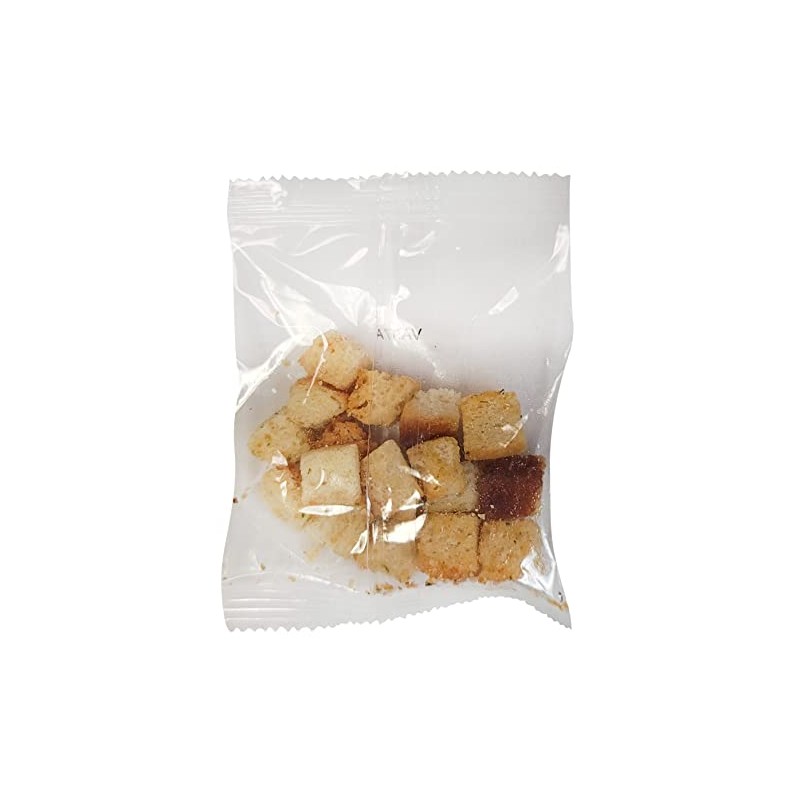 25 NatureJam Individually Wrapped Mini Croutons 0.25 OZ Crunchy &