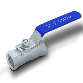 Thread Ball Valve, Reduced Port Pipe Ball Valve, 1/2" 304 Stainless Steel Ball Valve with Lever Handle, Ball Valve Water Female