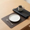 Premium Faux Leather Placemats Set of 6 – Waterproof, Heat-Resistant,