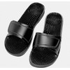 Maseur Massage Sandal Invigorating Black Size 6 (equivalent to Men US 7 / Women US 8)