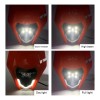 Faro Motocicleta De Led Carcasa Negra Para Ktm Exc Mx