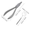 Baluue 2pcs Glasses Pincer Repair Tool Glasses Pliers Bent Nose