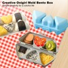 2Pcs Onigiri Mould, Rice Mould Musubi Mold 6 In 1