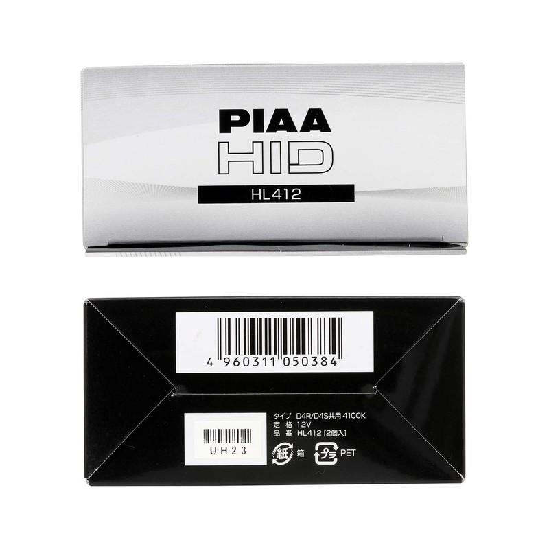 PIAA HL412 HID Bulb for Headlights, 4100K, For Cars with