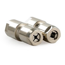 3mm & 6mm Angle Grinder to Straight Chuck Adapter (5/8-11 Arbor) - Metal/Wood/Stone Grinding & Polishing - Compatible with Angle Grinders, Rotary Tools, Drills - Heavy Duty Conversion Kit (3mm+6mm)