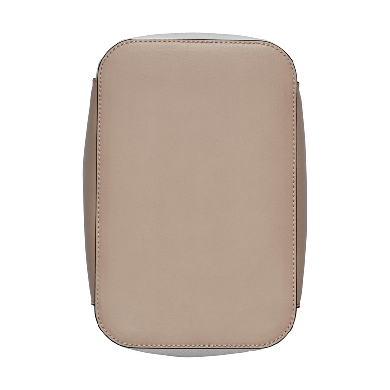 Karl Lagerfeld Paris Adele Bucket Bag, Shell/White