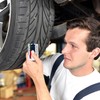 4-Piece Tyre Tread Depth Measuring Tool with Key Ring, Plastic