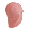 Sterntaler Unisex Peaked Cap Neck Plain Hat, rosewood