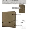 Green Pakira Women's Bi-fold Mini Wallet, Genuine Leather, Compact, Box-Shaped,