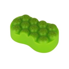 Jabón Reductor Verde, Forma Ergonómica, Jabón para Masaje Corporal, Textura Acanalada