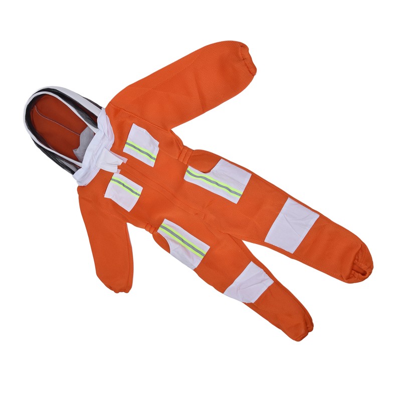 Beekeeping Suit Mesh Breathable Bee Proof Clothing One Piece Protective