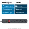 Kensington Kensington Guardian 6 Outlet Power Strip, 15ft Surge Protector,
