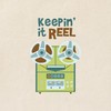 CafePress Keepin It Reel Tote Bag Reusable Natural Beige Canvas