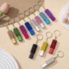 Bling Safety Survival Whistles, 2Pcs Bling Emergency Whistles with Keychain