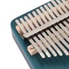 Finger Thumb Piano 17 Keys Exquisite Engraved Pattern Wood Kalimba