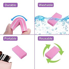 HomeyEra- Materiales de alta calidad de pulidores de uñas: nuestras pequeñas limas de uñas con bloque pulidor están hechas con papel de lija de primer