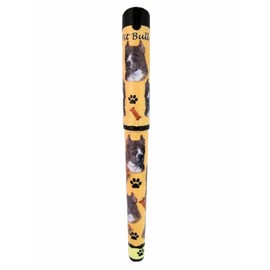 E&S Pets Pit Bull, Brindle Pen Easy Glide Gel Pen, Refillable with A Perfect Grip, Great for Everyday Use, Perfect Pit Bull, Brindle Gifts for Any Occasion