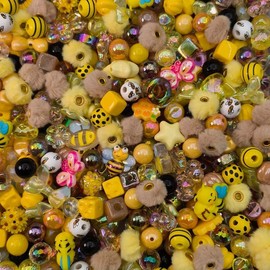 Acrylic Beads Mix(16mm)-Beading making-Bead Assortmens-DIY:_Honeybee_150ml