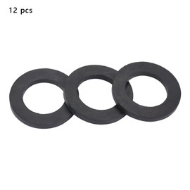 Washer, 12 Pieces Washer, Shower Ring, Rubber, O Ring, Washer, Gasket, Faucet, Water Pipe, Replacement, Flat Washers (1 inch)