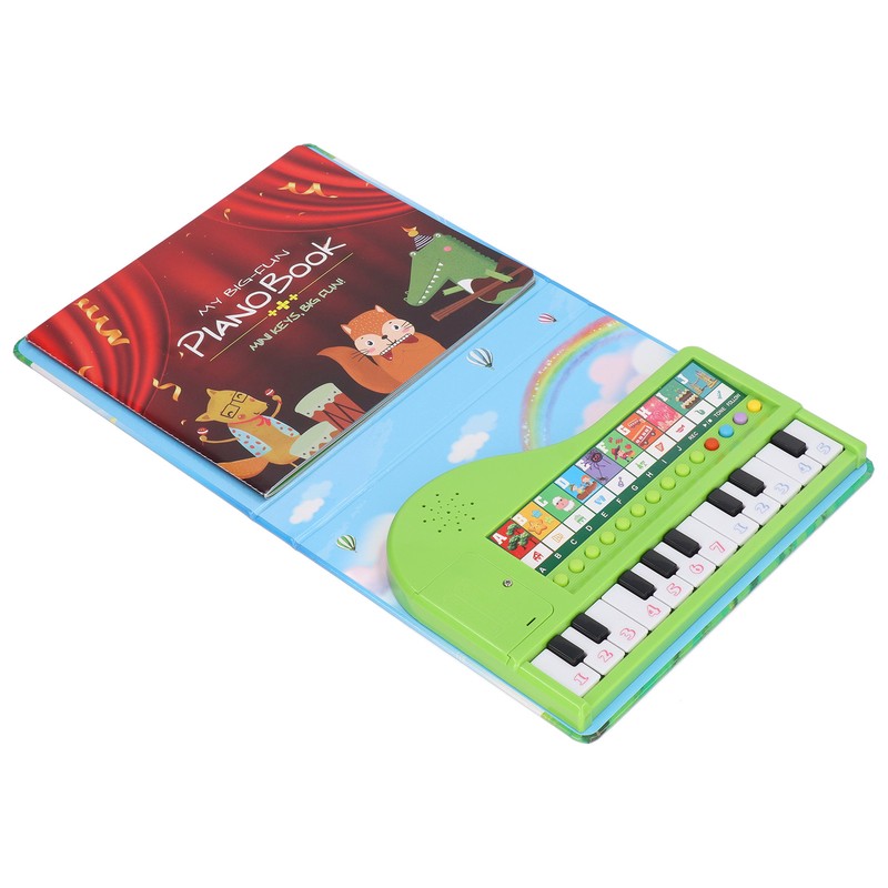 Piano Toy Book Educational Recording Function Kids Gift Toddler Musical