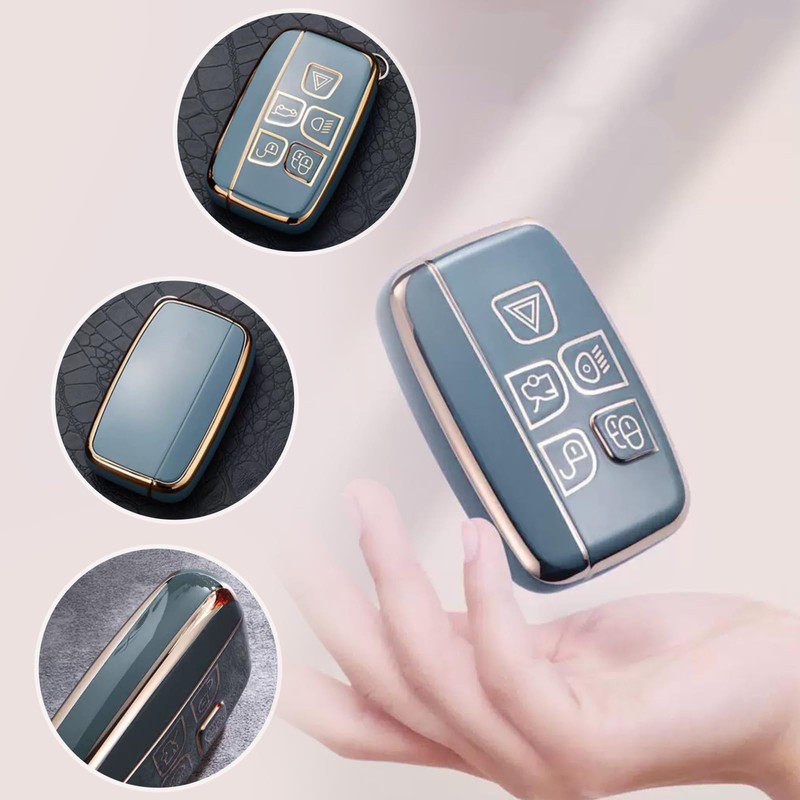 DEFIYEAR Car Key Cover for Range Rover - TPU Protection,