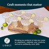 Libbey Stemless Margarita Glasses Set of 6, 10.25 ounces Classic