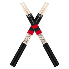 Drum Sticks for Drums, American Hard Maple Drumsticks, Drumsticks with ANTI-SLIP Handle, Drum Stick for Electronic Drums set, Drum Sticks for Students Beginners (2 Pairs, 7A American Hard Maple)