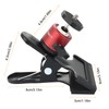UTEBIT Camera Clamp Mount Tripod Camera Clip 360 Degree Swivel