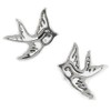 Touch Jewellery 925 Sterling Silver Swallow Stud Earrings